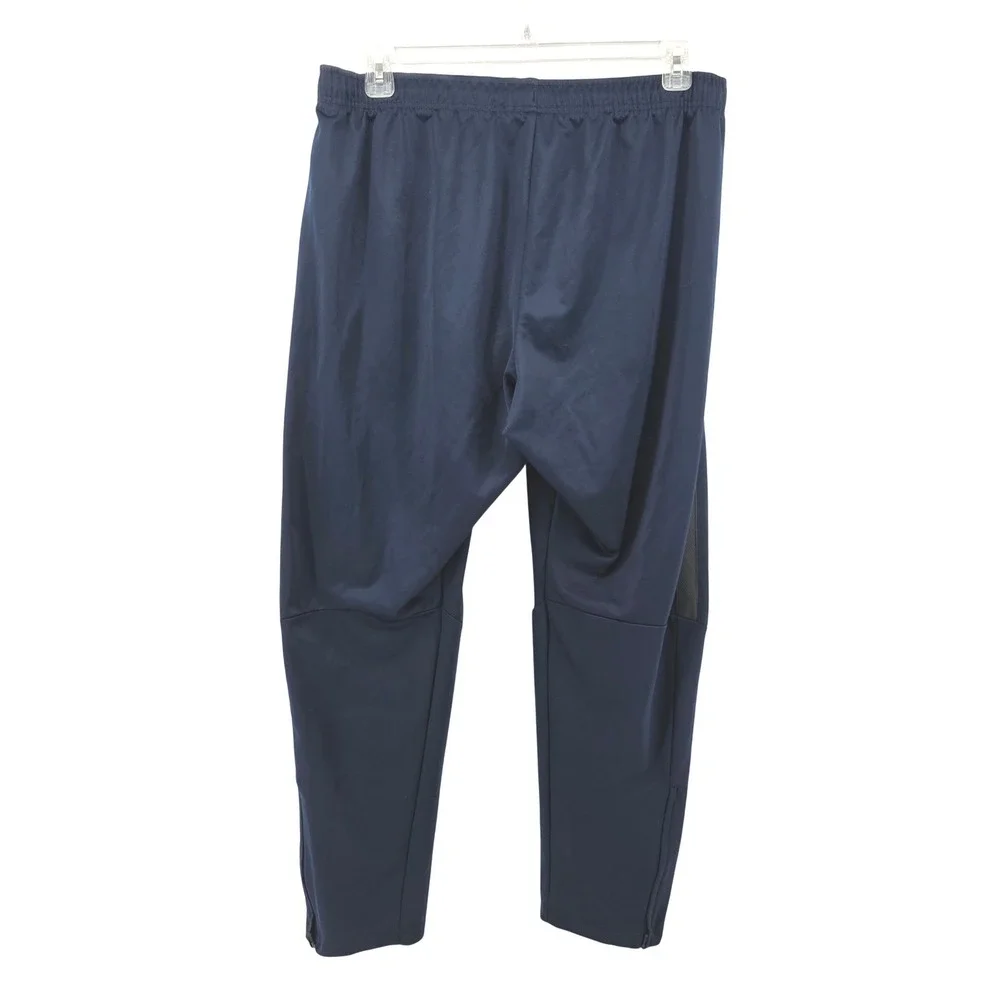 Nike Academy Soccer‎ Training Pants Mens 3XL Navy Blue Grey Stripe Gym Running